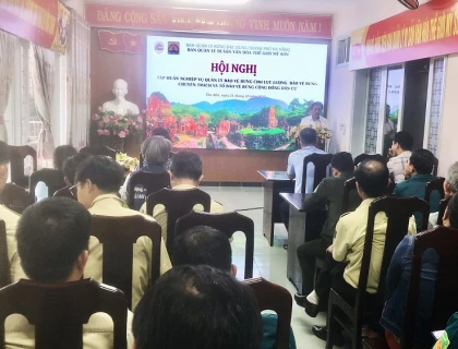 TẬP HUẤN NGHIỆP VỤ QUẢN LÝ BẢO VỆ RỪNG NĂM 2025 TẠI KHU BẢO VỆ CẢNH QUAN DI TÍCH LỊCH SỬ VĂN HÓA MỸ SƠN