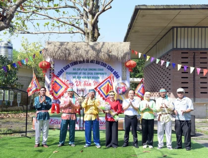 Thành lập Đội trình diễn hô hát bài chòi cộng đồng di sản Mỹ Sơn