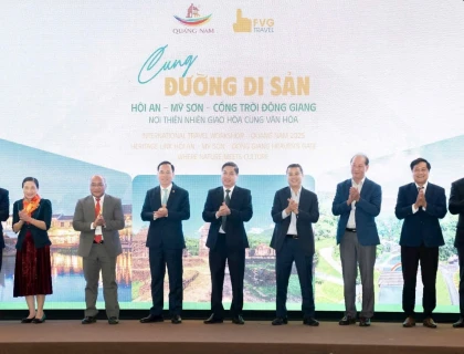 Liên kết du lịch từ Đông sang Tây “Cung đường di sản Hội An - Mỹ Sơn - Cổng trời Đông Giang: Nơi thiên nhiên giao hòa cùng văn hóa.” 