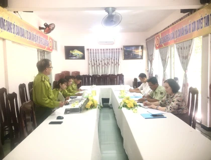 KIỂM TRA CÔNG TÁC PHÒNG CHÁY CHỮA CHÁY RỪNG  TRÊN ĐỊA BÀN BQL KHU BẢO VỆ CẢNH QUAN DI TÍCH LỊCH SỬ  MỸ SƠN NĂM 2025.