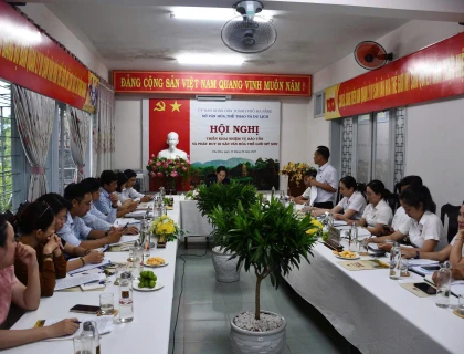 BQL DI SẢN VĂN HOÁ THẾ GIỚI MỸ SƠN TIẾP ĐÓN SỞ VHTT&DL TP. ĐÀ NẴNG ĐẾN KHẢO SÁT VÀ LÀM VIỆC